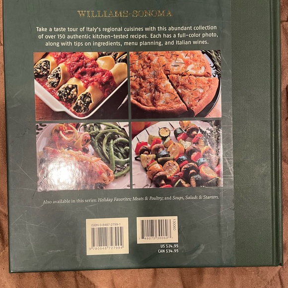 Williams-Sonoma Italian Favorites: The Best of the Kitchen Library Cookbook - Picture 3 of 3